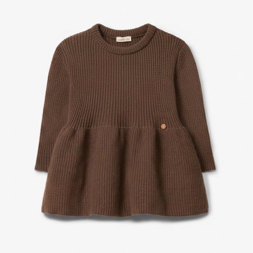 Merino vilnos suknelė | COSY - ruda | Wedoble