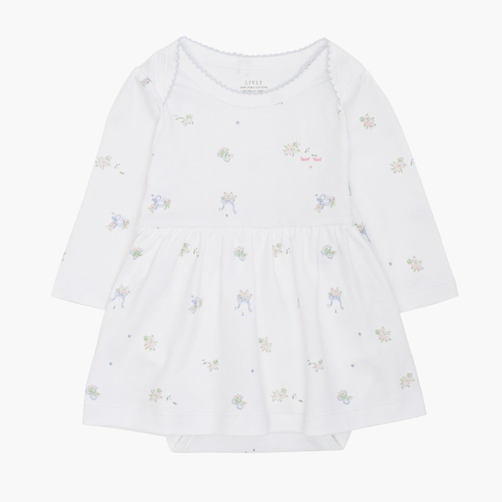 Suknelė „Rožės ir kaspinėliai“